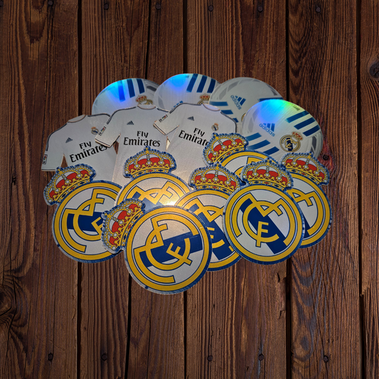 Real madrid holographic stickers