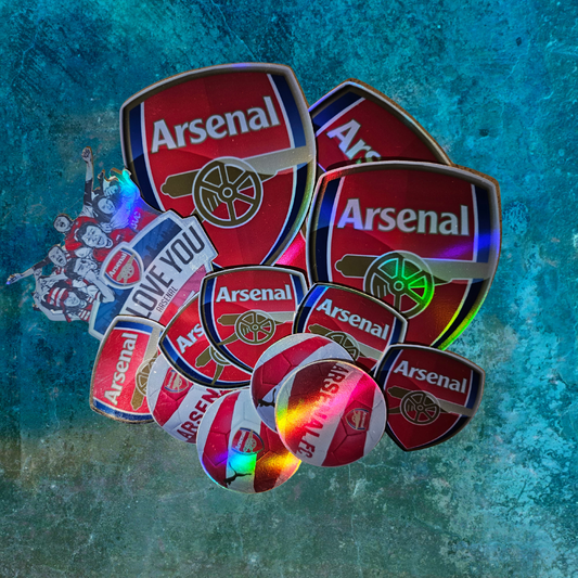 Arsenal holographic stickers