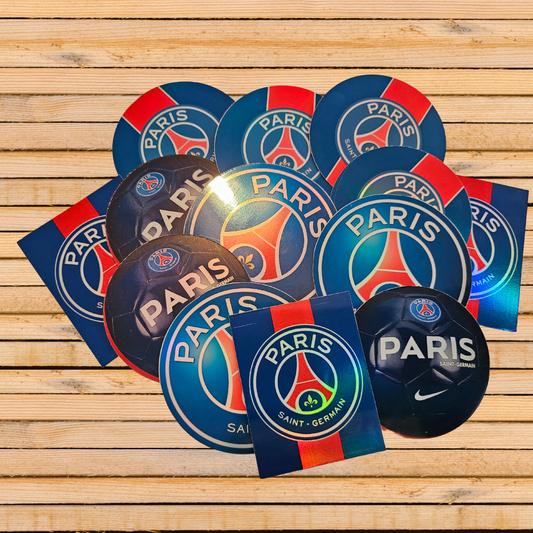 Paris saint germain holographic stickers