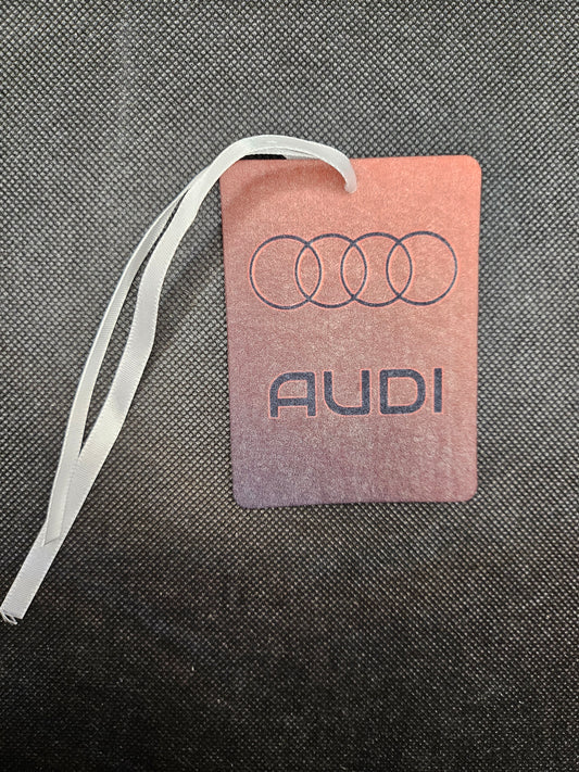 2 AUDI Car Air Freshener Double Sided, various scents