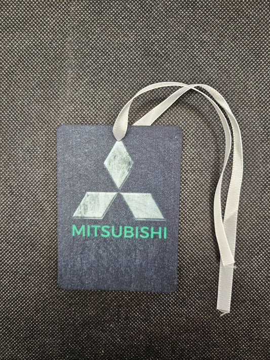 2 MITSUBISHI Car Air Freshener Double Sided, various scents