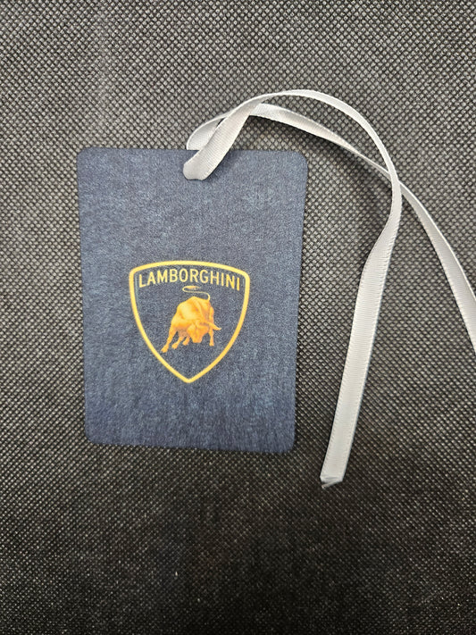 2 LAMBORGHINI Car Air Freshener Double Sided, various scents