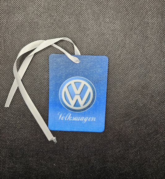 2 Volkswagen Car Air Freshener Double Sided, various scents