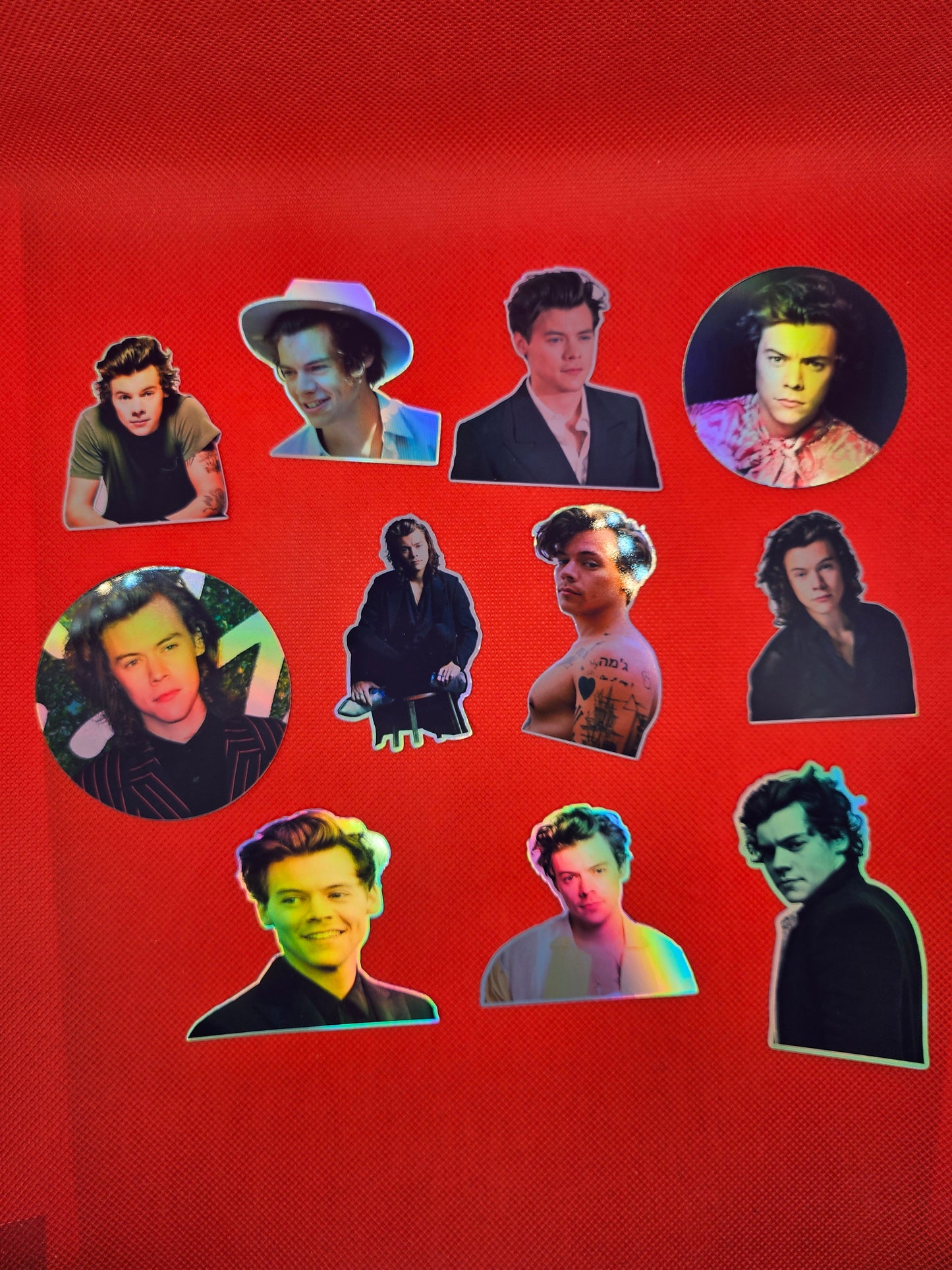 harry styles holographic stickers