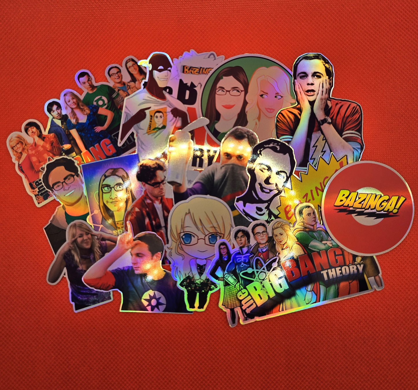 The Big Bang Theory: Holographic Sticker Set