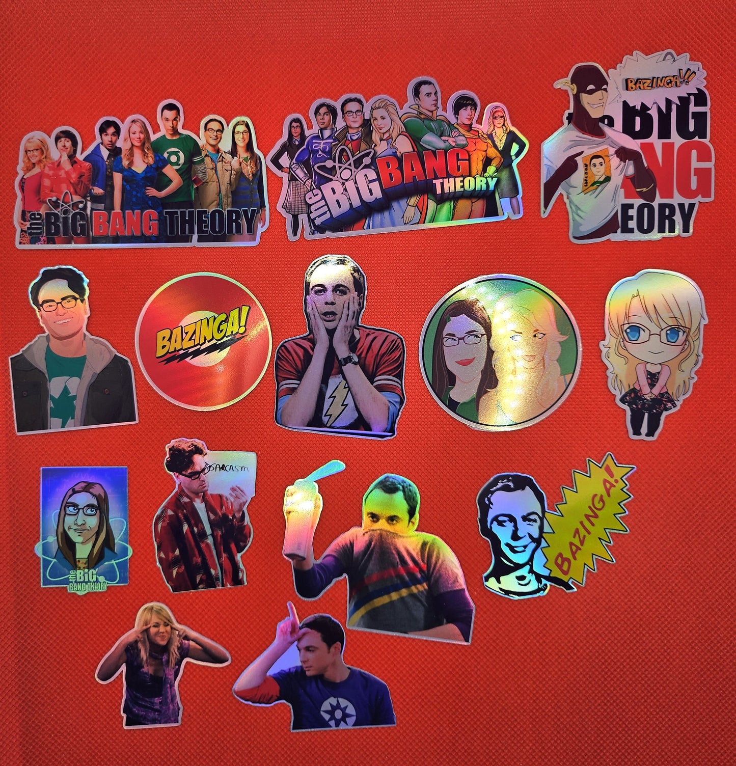 The Big Bang Theory: Holographic Sticker Set