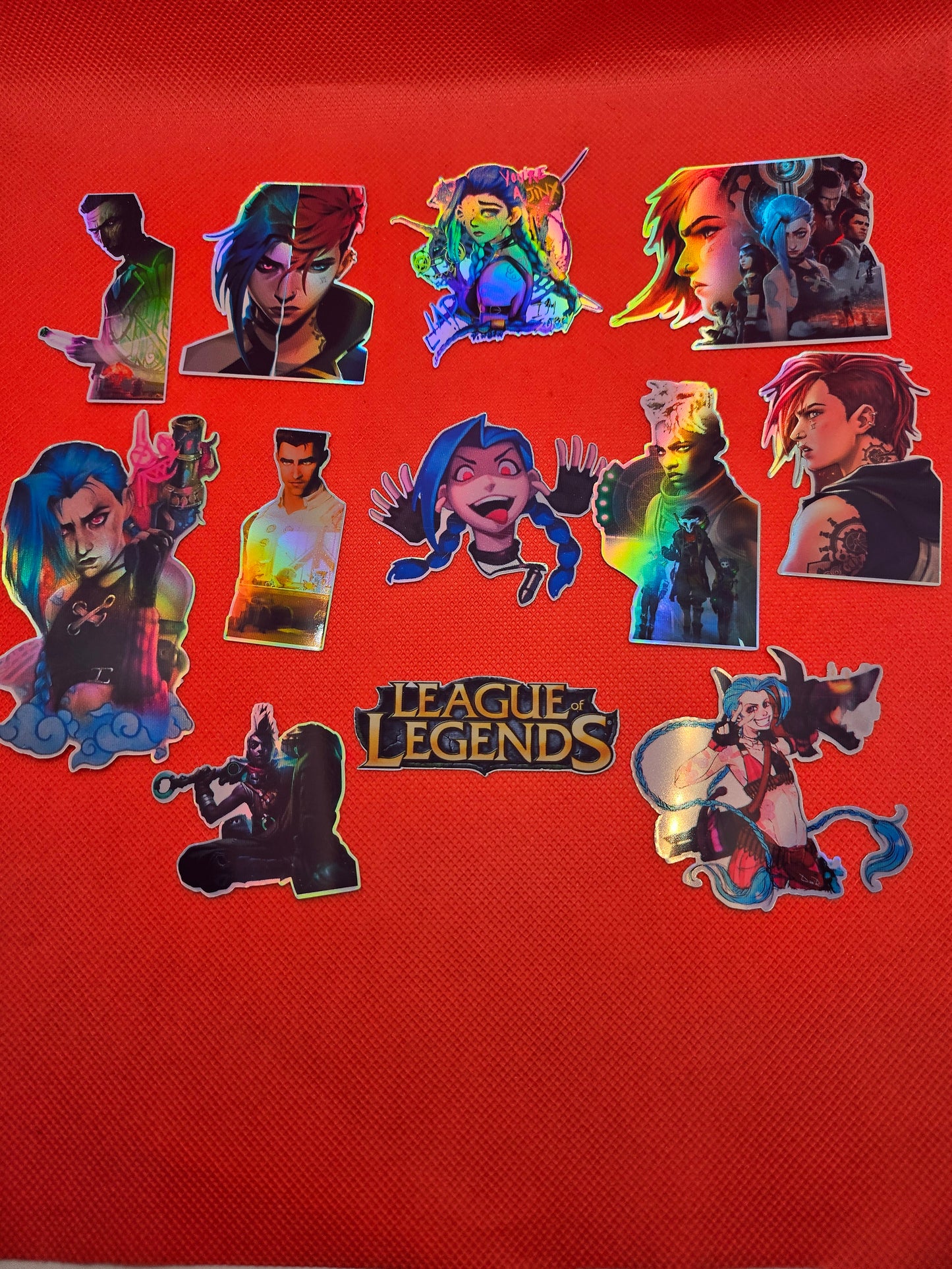 Arcane: League of Legends Inspired Holographic Sticker Set