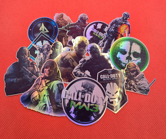 Call of Duty Stickers – Perfect for Gamers & Fans