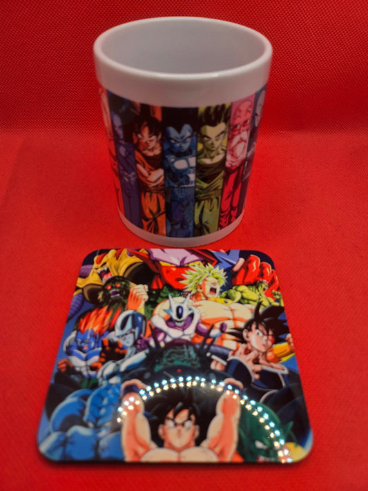 Dragon Ball Mug 10 oz and Coaster Set