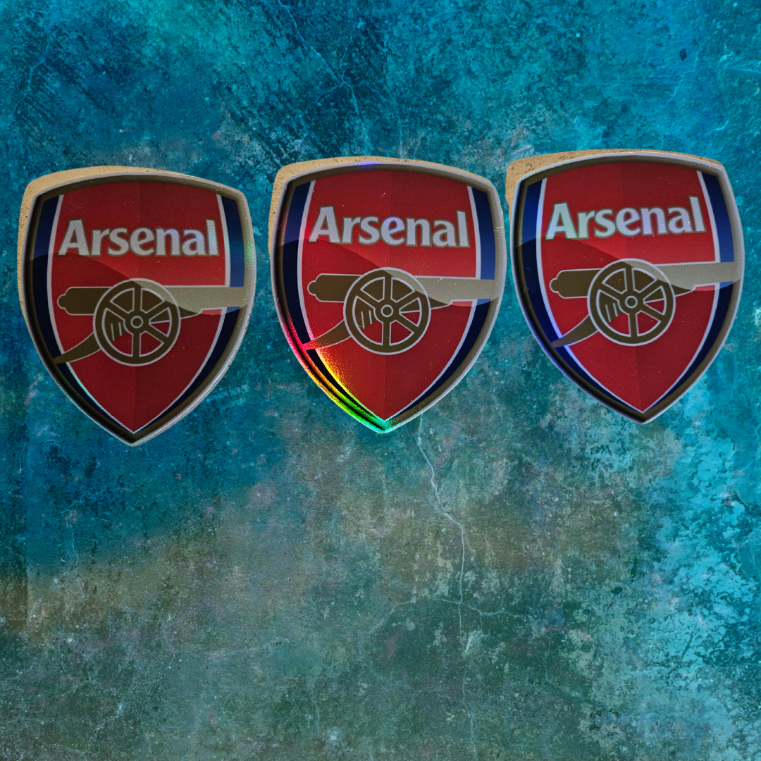 Arsenal holographic stickers