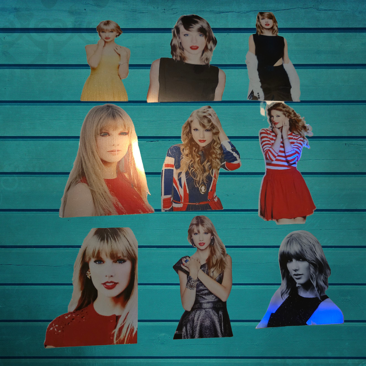 Taylor swift holographic stickers