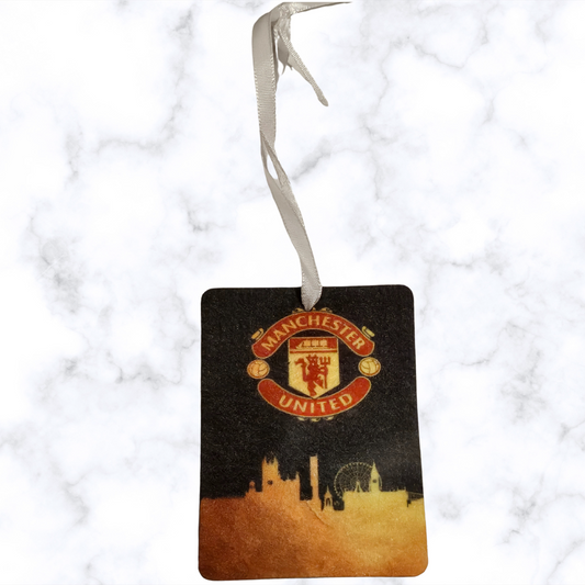 2 MANCHESTER UNITED Air Freshener Double Sided, various scents