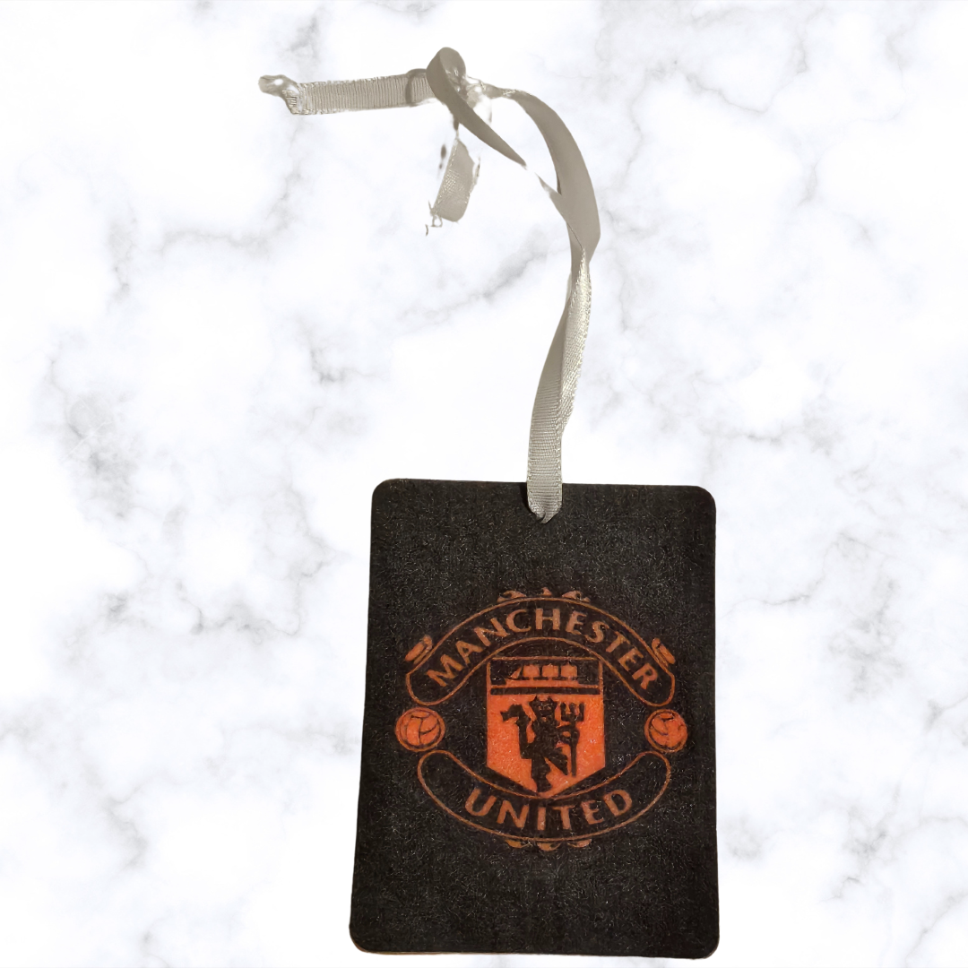 2 MANCHESTER UNITED Air Freshener Double Sided, various scents