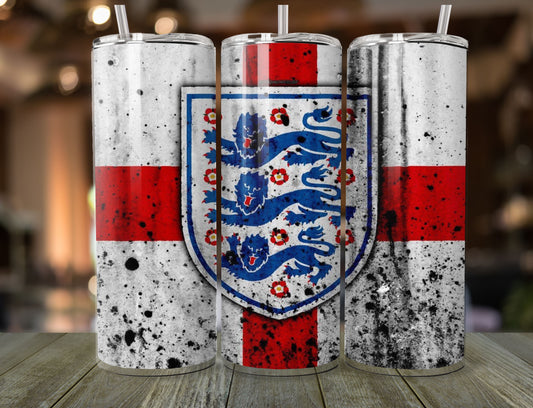 England National Football Team 20 oz Tumbler with Straw