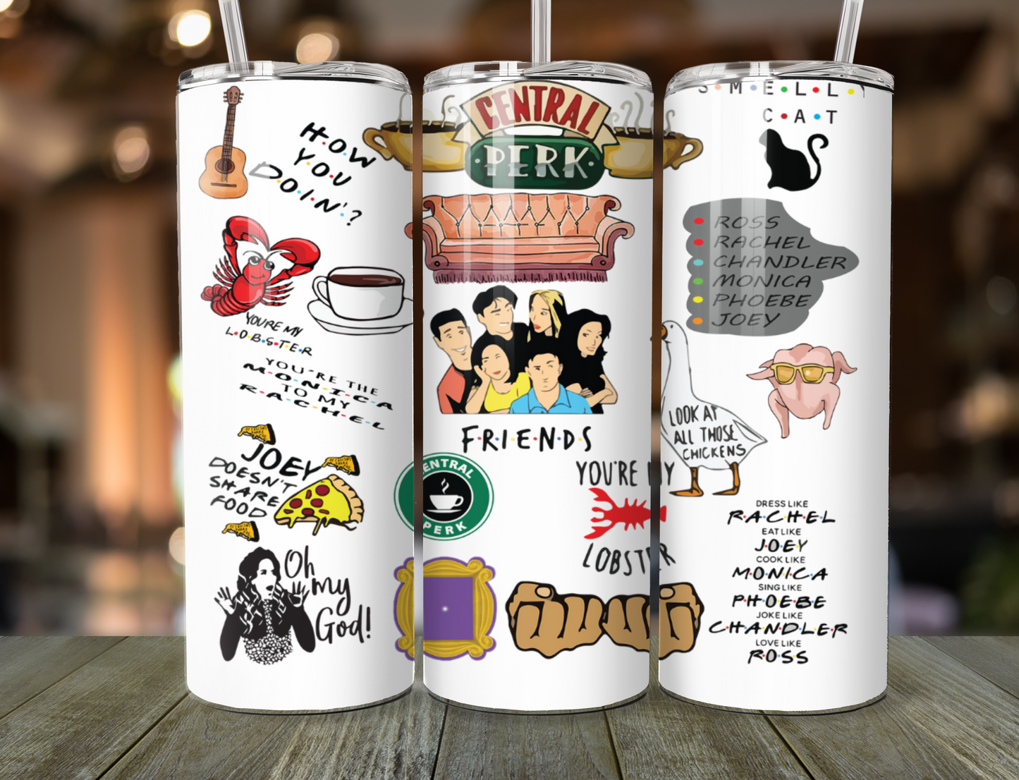 Friends TV Series 20 oz Tumbler with Straw