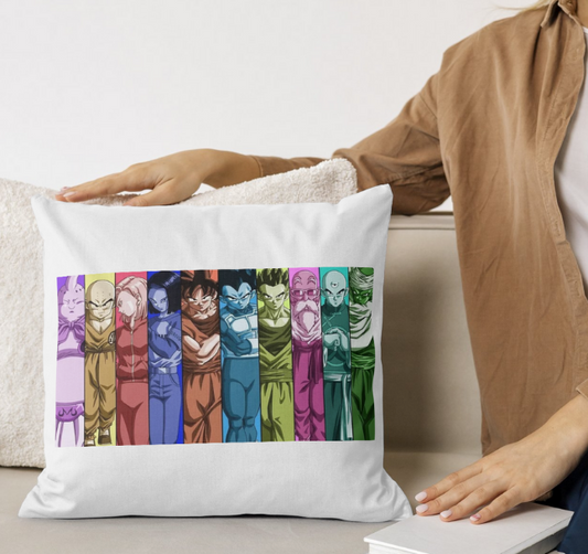 Dragon Ball Z Anime Character Throw Pillow Cover - Vibrant and Stylish 40x40 cm