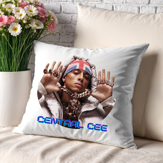 Custom Central Cee Throw Pillow 40x40 cm - Stylish Decorative Cushion for Fans