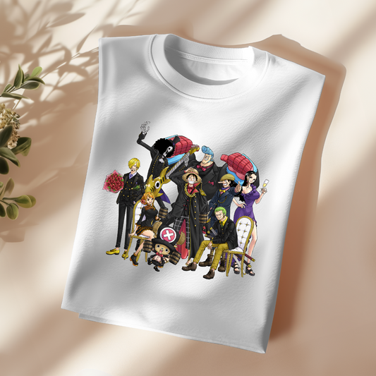 One Piece Themed Graphic T-Shirt - Vibrant and Comfortable Design