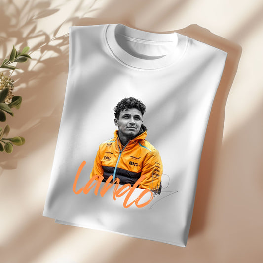 Lando Norris Inspired T-Shirt 100% cotton – F1 Racing Fan Apparel